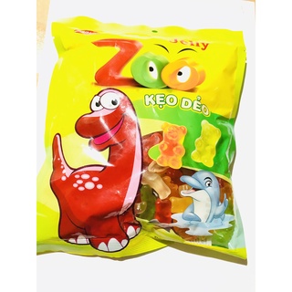 Kẹo dẻo chíp chíp bibica zoo vị trái cây túi 500g chứa 100 viên siêu dẻo siêu hấp dẫn