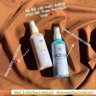 COMBO Milchy-Ocean - xịt dưỡng tóc