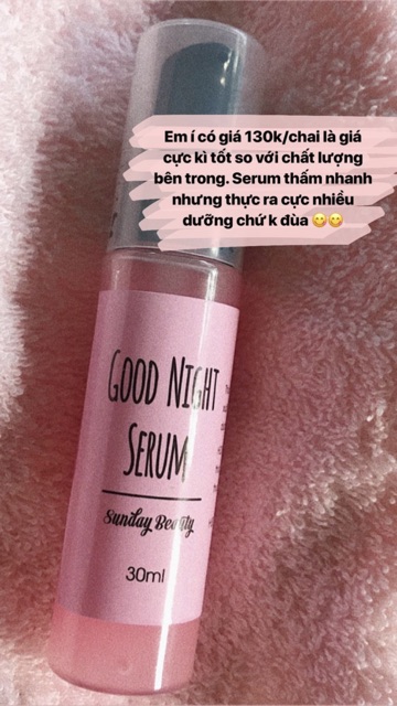 Goodnight Serum - Serum dưỡng ban đêm handmade Sunday Beauty