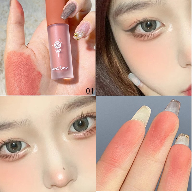 Phấn mắt má dạng lỏng FAICCIA Sweet Time matte lì hot trend FACI10