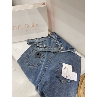Yếm jean 1 túi trước CICISTUDIO
