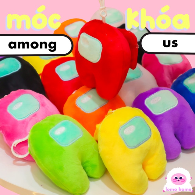 Móc Khoá Among Us Nhiều Màu Lomo Home
