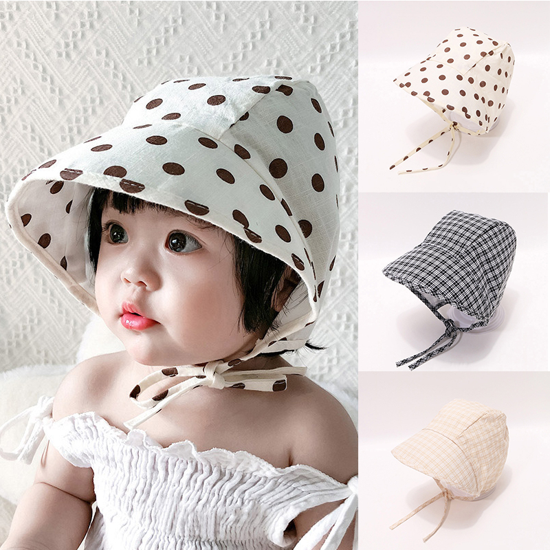 Nón Tai Bèo Chấm Bi Xinh Xắn Dành Cho Bé