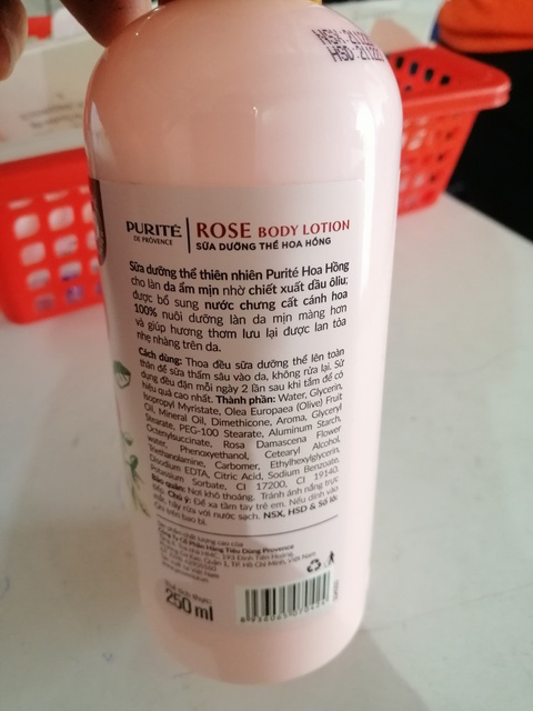 Sữa dưỡng thể Purite by Provence hoa Hồng 250ml | BigBuy360 - bigbuy360.vn