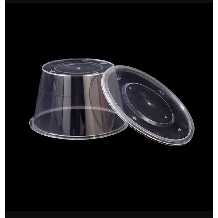 Hộp Nhựa tròn Microwave 1000ml