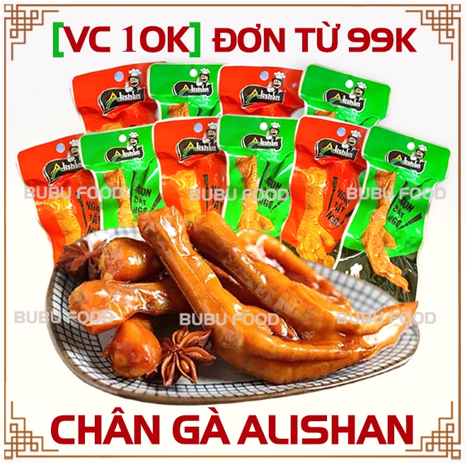 Chân gà Việt Nam ủ vị cay vừa và siêu cay, CG10, hương vị chân gà cay Tứ Xuyên phong cách người Việt, Bubu Food