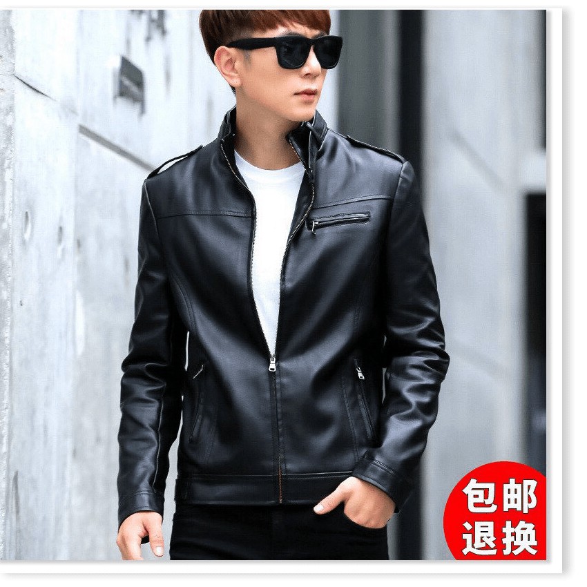 Áo khoác da nam dây kéo đồng da xịn k bong tróc cực ngầu cho anh em KOKO MI FASHION