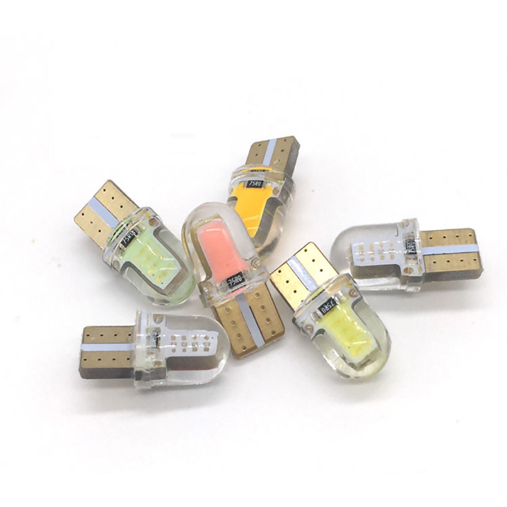 Đèn LED siêu sáng COB 8SMD T10 194 168 W5W chất lượng tốt cho xe hơi