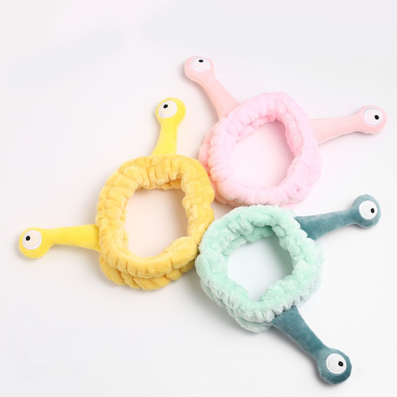 Băng Đô Cài Tóc rửa mặt Hình Ốc Sên Đáng Yêu