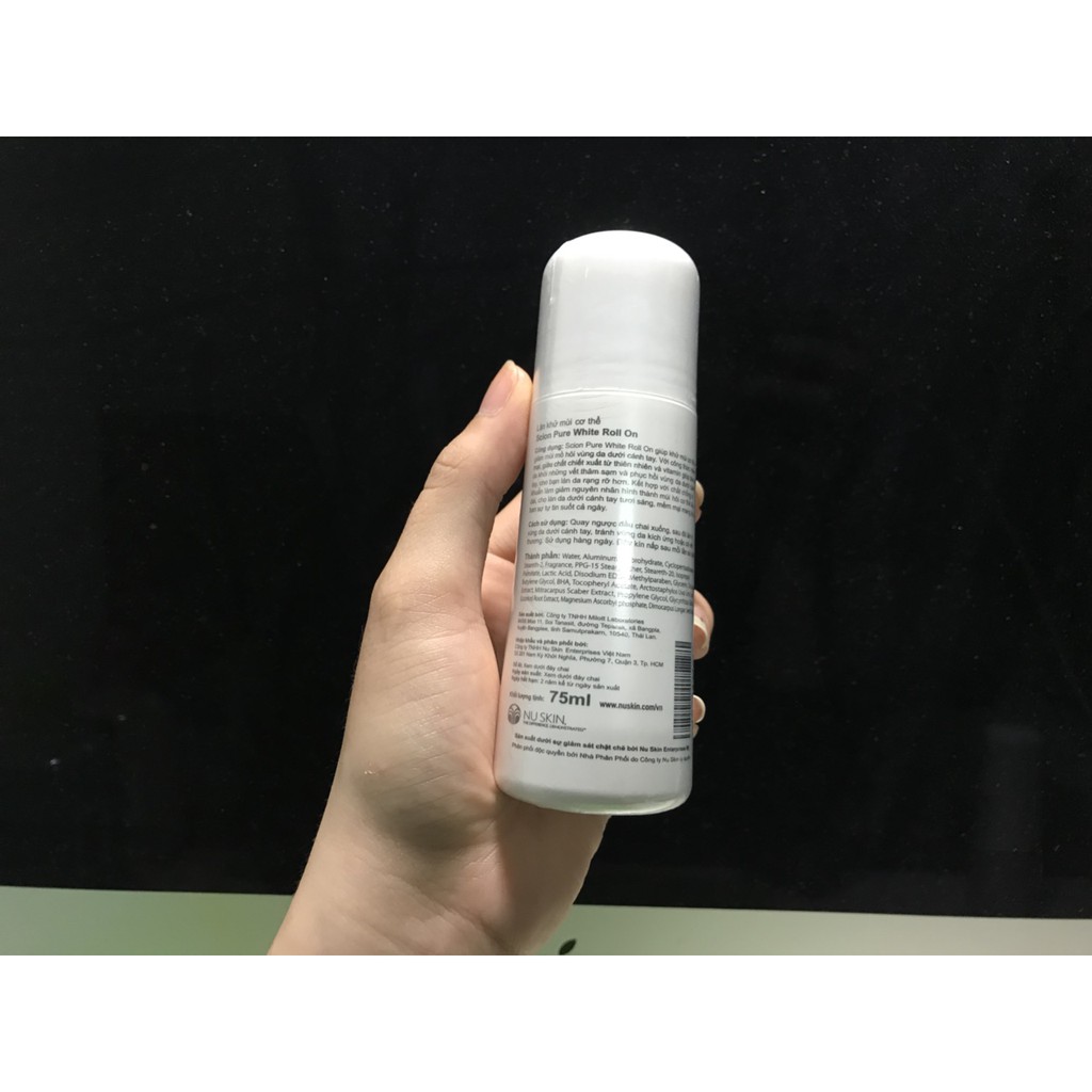 Lăn Khử Mùi Scion Nuskin Pure White Roll On Mỹ 75ml | BigBuy360 - bigbuy360.vn