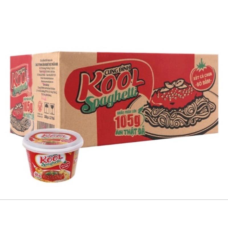 MỲ TRỘN KOOL SPAGHETTI TÔ 105GR