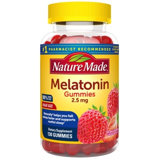 Kẹo dẻo hổ trợ giấc ngủ Nature Made Melatonin Gummies 2,5mg 130 viên