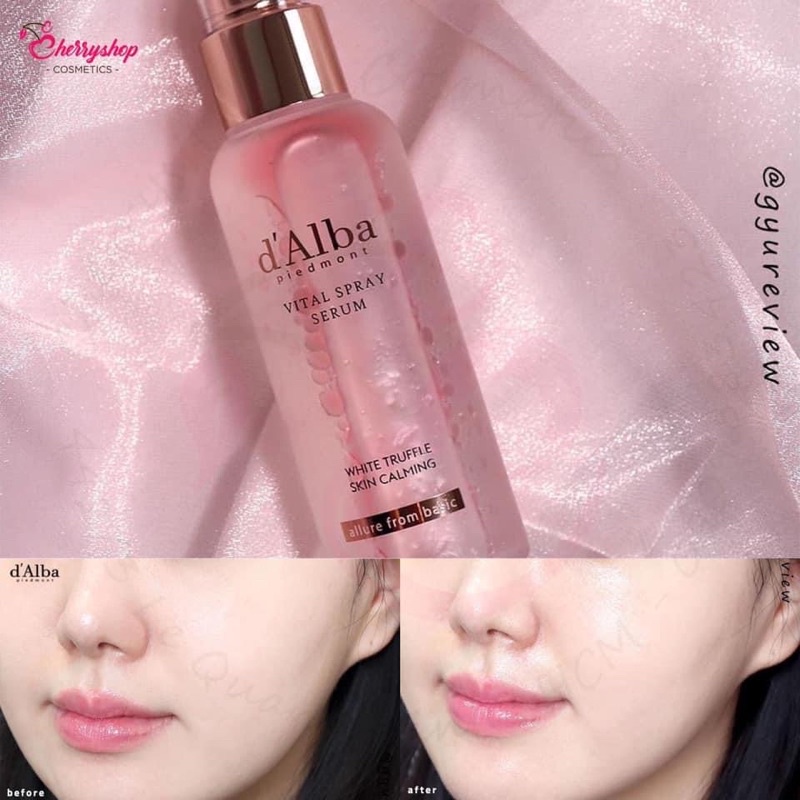 Xịt khoáng Tinh Chất Trắng Da  D' Alba First Spray Serum (màu hồng) | BigBuy360 - bigbuy360.vn
