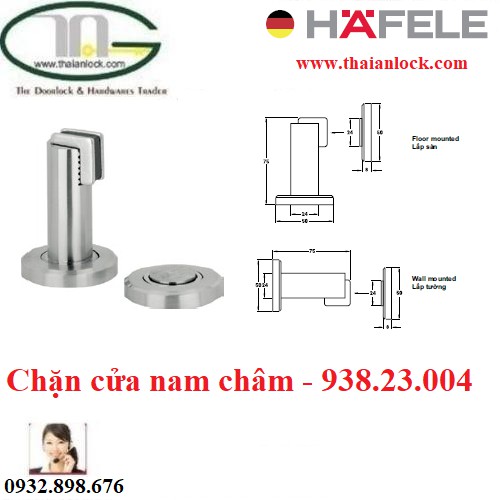 Chặn cửa nam châm - 938.23.004