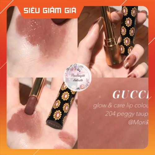 [Chính Hãng] Son Gucci Rouge de Beauté Brillant Glow & Care Shine Lipstick 2021 | BigBuy360 - bigbuy360.vn