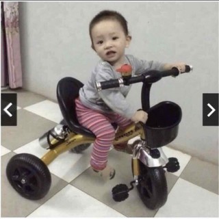 [Trợ giá] Xe Đạp 3 Bánh Cho Bé Từ 2-5 Tuổi Có Giỏ Bình Nước