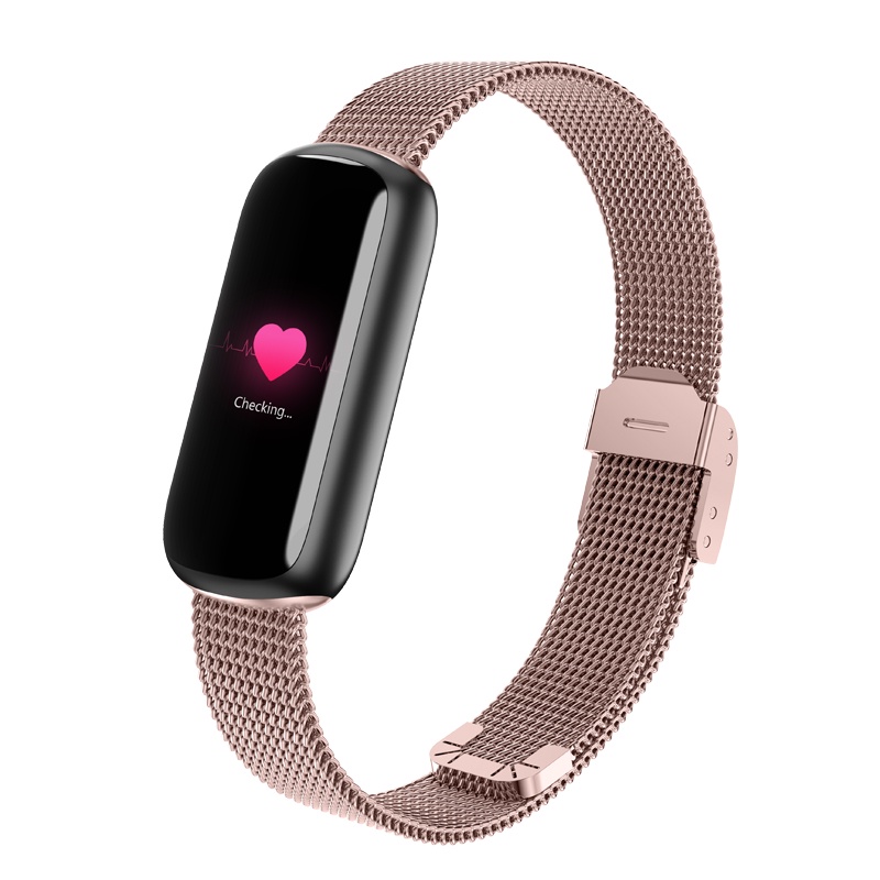 Dây Đeo Inox Sang Trọng Cho Đồng Hồ Thông Minh Fitbit Luxe