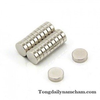 100 viên nam châm vĩnh cửu mạ niken 5x2mm hàng nhập khẩu siêu hút