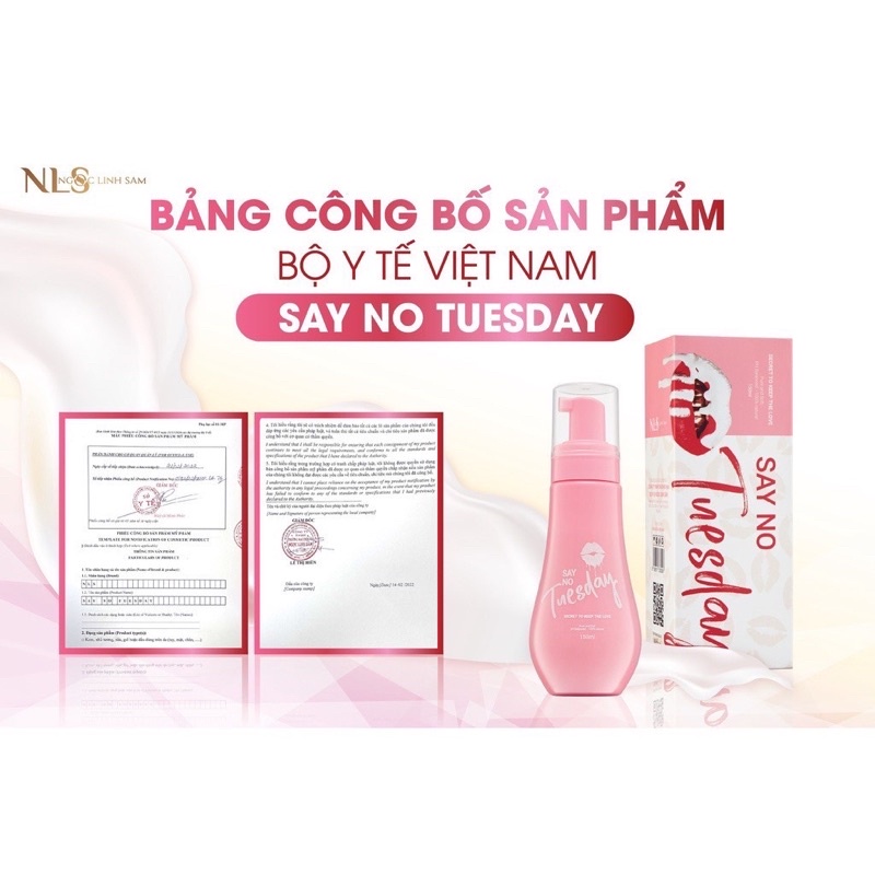 Combo bộ 3 SAYNO, ANTI TUESDAY NLS, Dung Dịch Vệ Sinh, Xịt khử mùi, Serum làm hồng