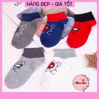 Tất người nhện cho bé trai, set 10 đôi cực đẹp cho bé size 1 đến 8 tuổi