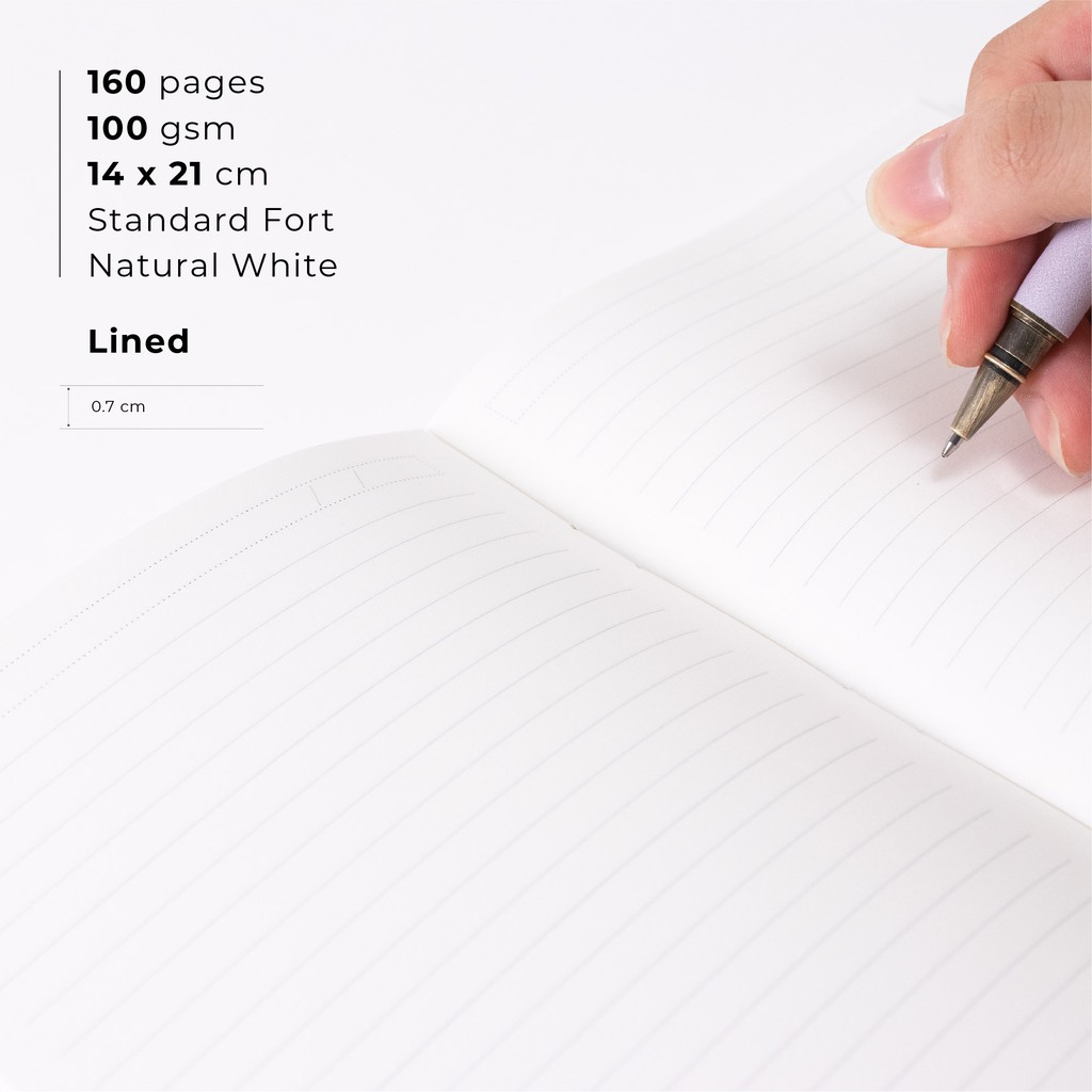 Sổ Tay Kẻ Dòng BE LIKE MACARONS 160 trang bồi bìa 14x21cm