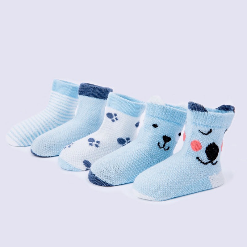 Set 5 đôi tất lưới cổ thấp Kid's Socks