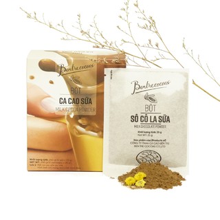 Bột ca cao sữa Bentrecocoas - Gu vừa (10 gói nhỏ x 25g)