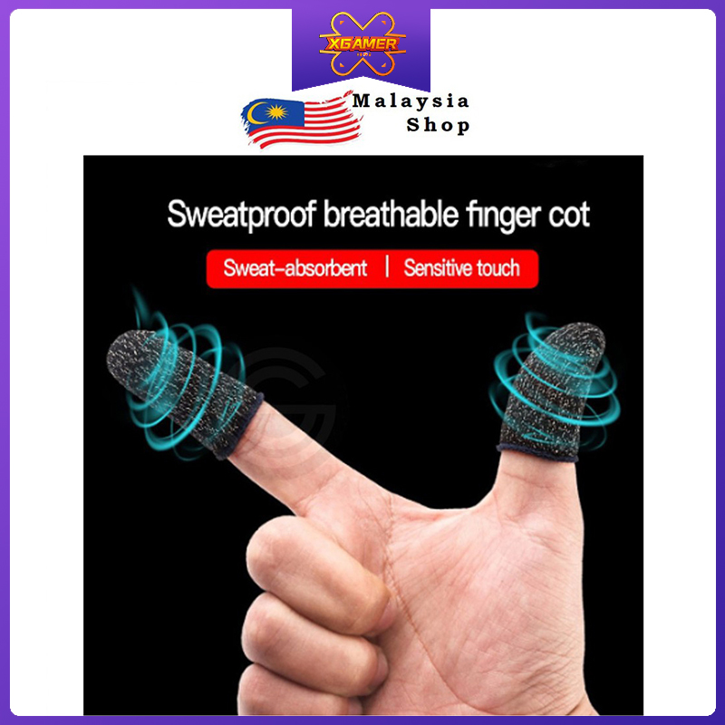 XGamer Gaming Finger Sleeve Professional Touchscreen Game Sweatproof Controller Fingertip Gloves Shoot Aim Joysticks for Phone Gaming Gloves | BigBuy360 - bigbuy360.vn