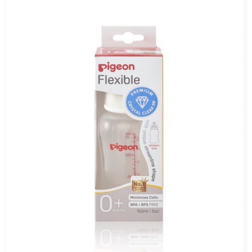 Bình Sữa Pigeon, Bình sữa cổ hẹp Streamline nhựa PP 150ml