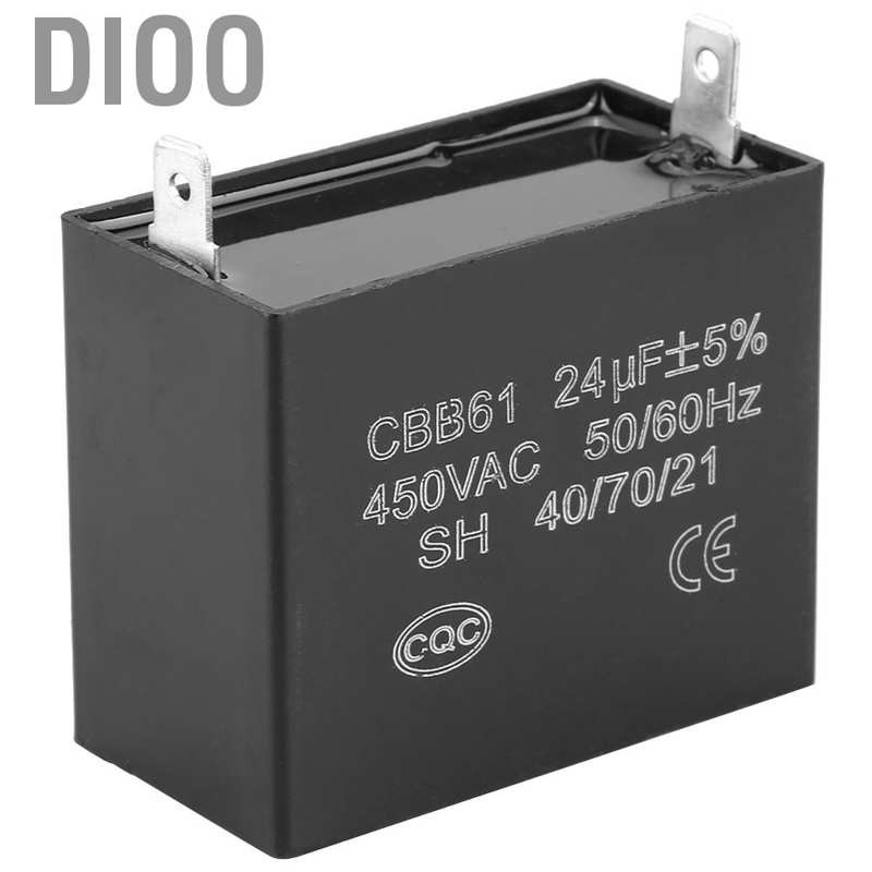 Tụ Điện Didoo Cbb61 450v Ac 24uf 50 / 60hz Cho Máy Phát 400 350 300 250vac