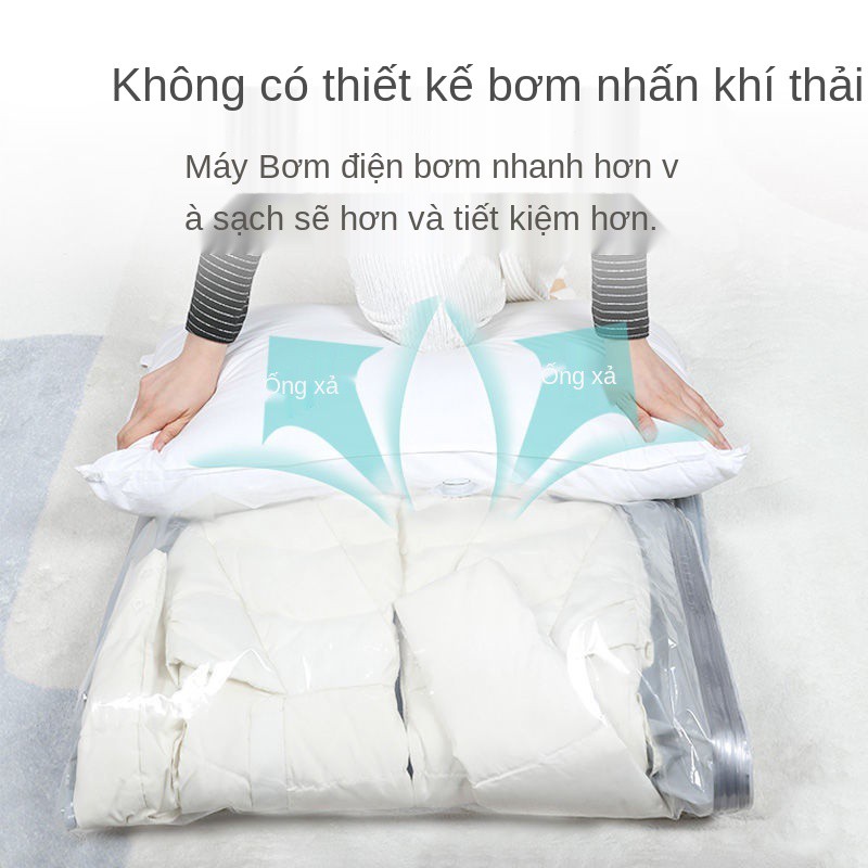 Du Tuo treo xuống áo khoác túi nén chân không lưu trữ quần chăn bông gia dụng chống ẩm cực lớn có khí