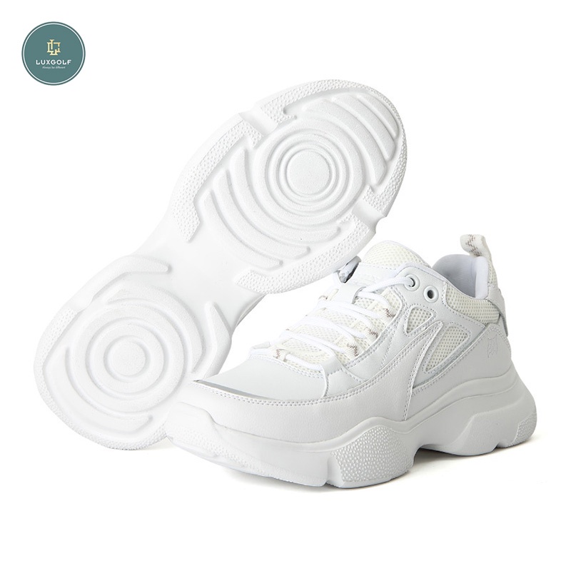 Giầy golf nữ Lynx màu trắng độn đế