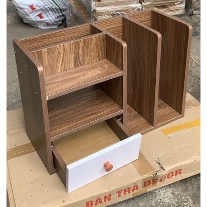 Kệ Sách Để Bàn 5 NGĂN Bằng Gỗ Lắp Ghép Tiện Lợi, GIÁ TỐT NHẤT