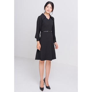 Đầm Dài Cổ V Bản To Lilya 01DRE2067