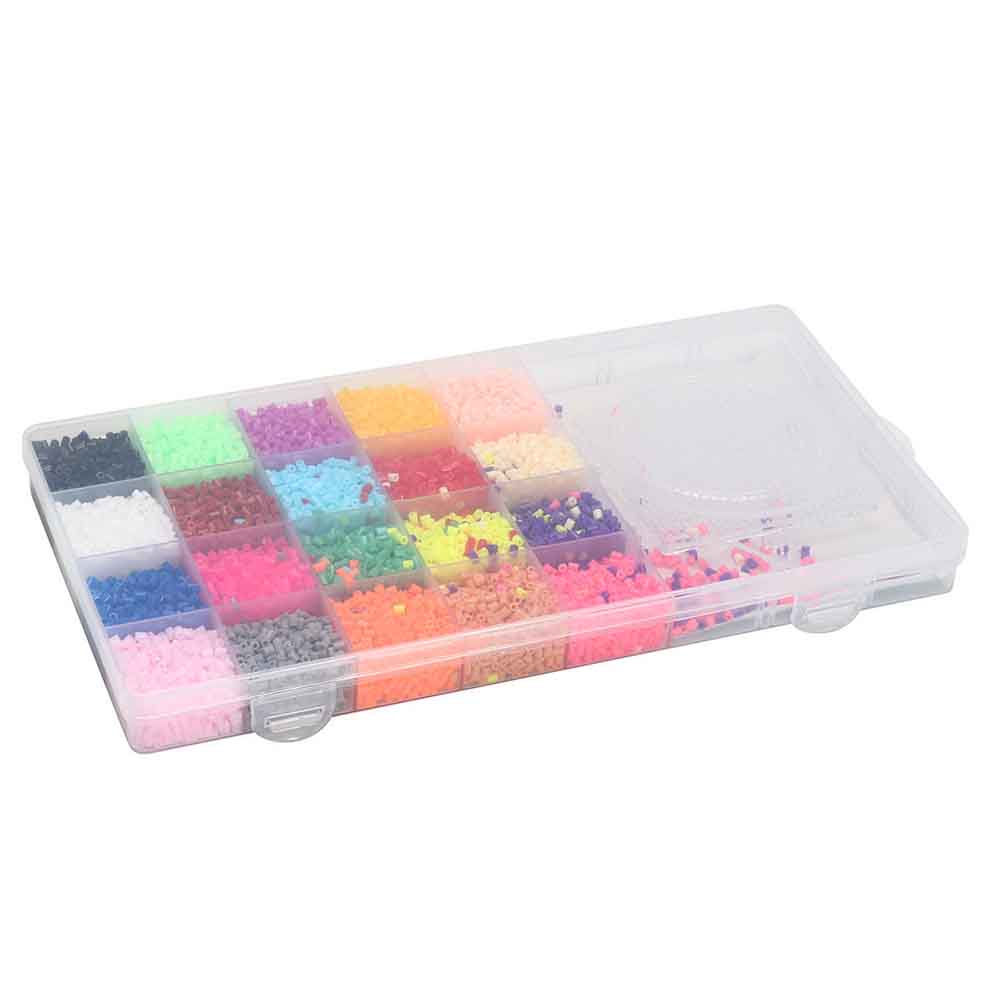 Bộ 13000 hạt nhựa xếp hình 2.6mm có 3 bảng Pegboards cho bé