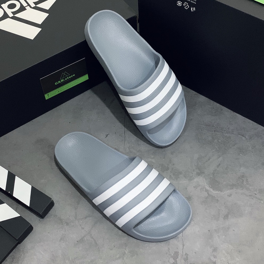 Dép Adidas đúc nguyên khối siêu nhẹ, dép unisex nam quai ngang đẹp dáng thể thao chống nước hot nhất 2022