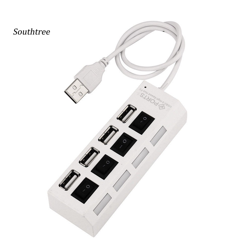 Hub chia 4 cổng USB 2.0 tốc độ cao cho laptop