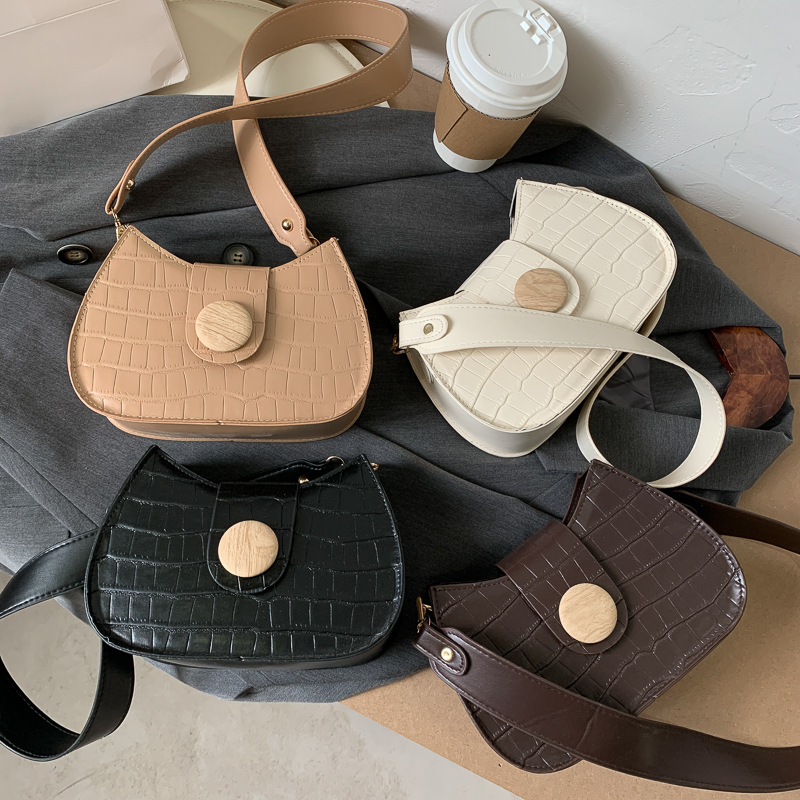 Túi xách Jasmin Noir vân da cá sấu sang trọng thiết kế thời trang cho nữ