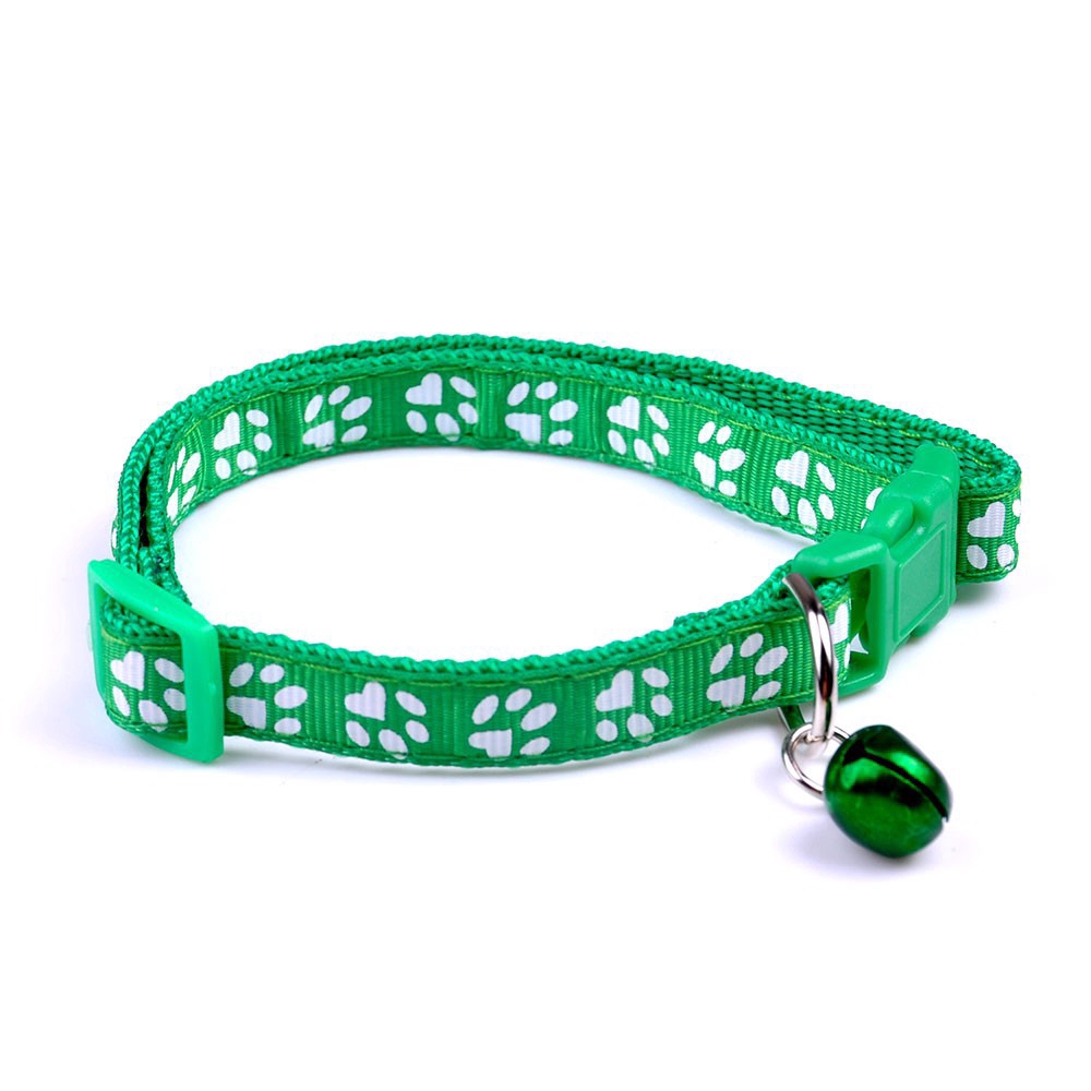 Vòng đeo cổ thú cưng bằng Nilon có chuông điều chỉnh được dễ thương