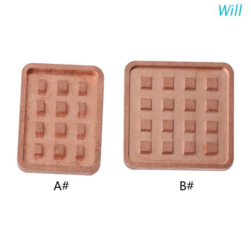 Bộ 5 phụ kiện tản nhiệt bằng đồng chuyên dụng cho VGA GPU Mini DDR3 RAM Chipset