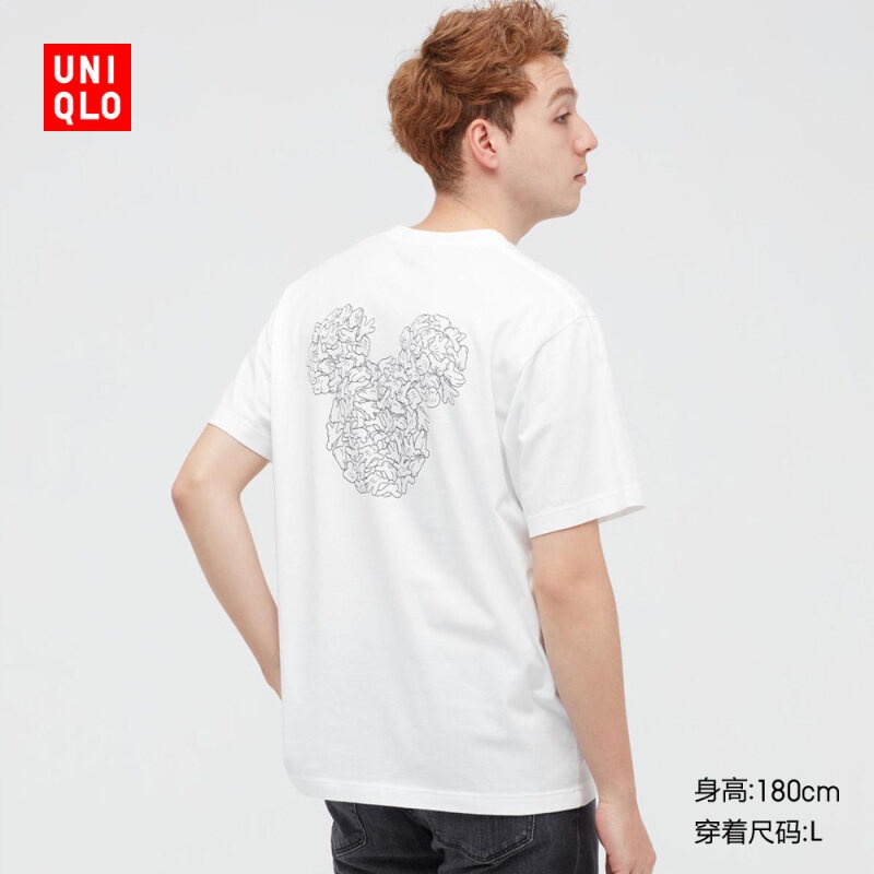 Áo Thun Cotton Ngắn Tay In Hình Chuột Mickey Cá Tính Cho Nam Nữ