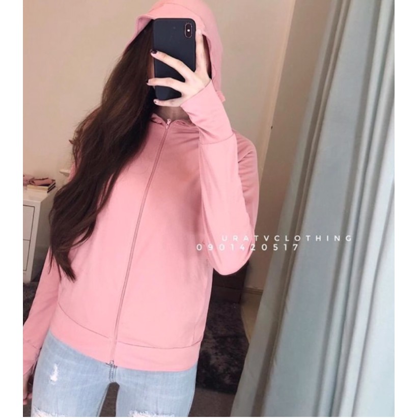 áo chống nắng nữ (có túi cuộn) vải co dãn 4 chiều thông hơi làm mát chống tia uv MENTINO STORE CN01