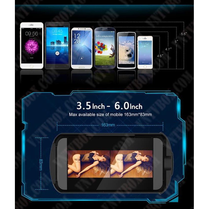 Kính thực tế ảo VR Box xem phim trên điện thoại mã KMZ53 | BigBuy360 - bigbuy360.vn