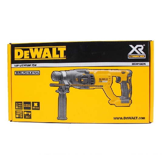 Máy khoan cầm tay 18V 3 chức năng DEWALT DCH133N-KR Chưa Pin & Sạc