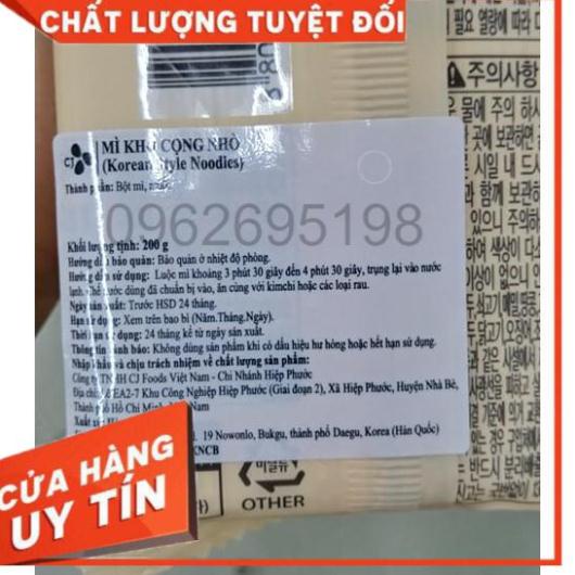 MỲ SỢI NHỎ CJ/ MỲ KHÔ CỌNG NHỎ CJ HÀN QUỐC 200G