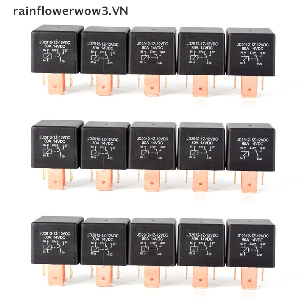 Rơ Le DC SPDT 80A 5 Pin 12V Chống Thấm Nước Chuyên Dụng Cho Xe Hơi
