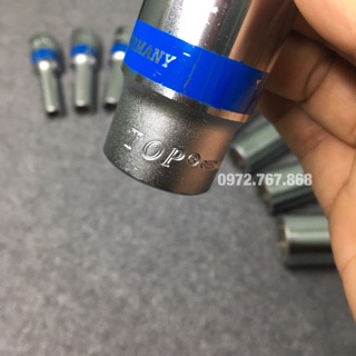[10 khẩu dài] Khẩu bulong 1/2 TOP Germany standard