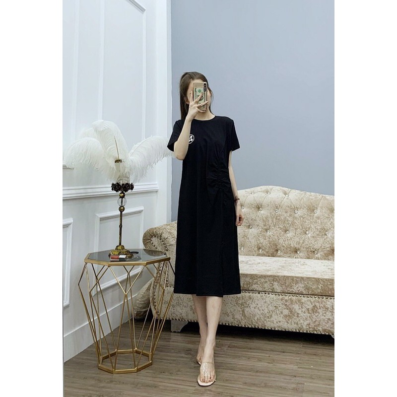 Váy nhún eo bầu bì mặc đẹp, cực sang chảnh! cam kết chất đẹp