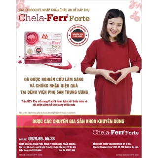 Sắt hữu cơ Chela-ferr forte
