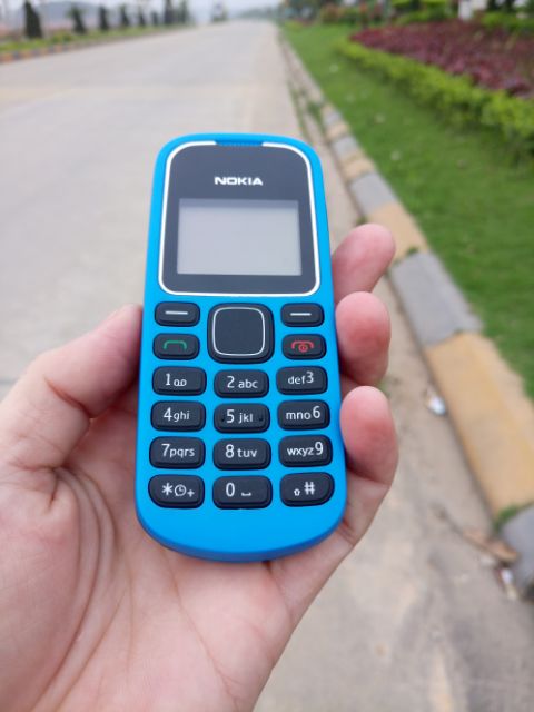 Điện thoại Nokia 1280 vỏ đẹp. Tặng kèm pin sẵn dùng (màu xanh, đen)